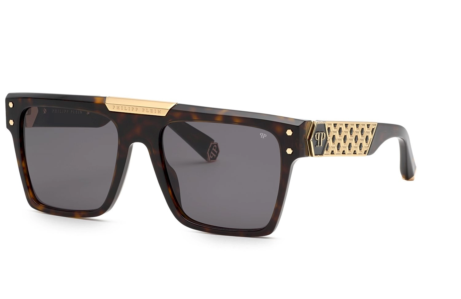 Philipp Plein SPP080 0722 55 | Unisex Kahverengi Güneş Gözlüğü